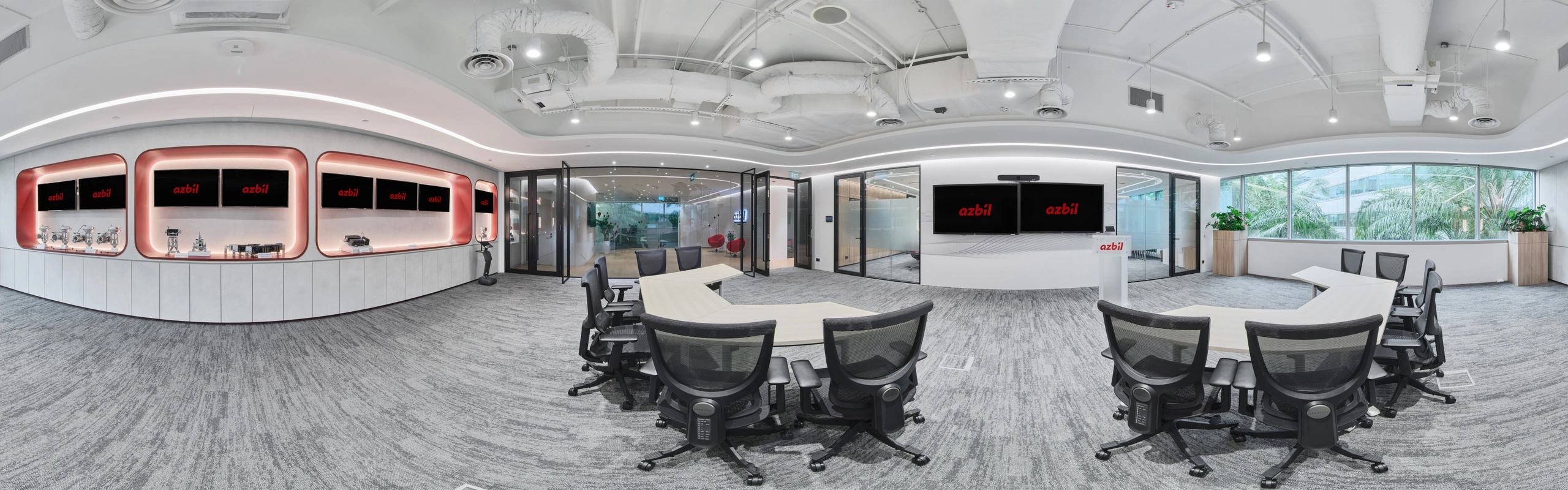 Azbil Manufacturing Showroom 360 Virtual Tour